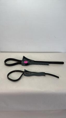 (2) Plastic Handled Strap Wrenches