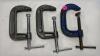 (3) 4in C Clamps - 3