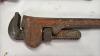 Steel Pipe Wrench Lot - 5