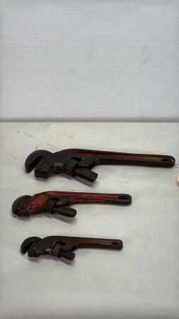 (3) Ridgid Offset Steel Wrenches