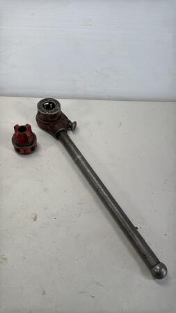 Ridgid Hand Threader with 3/4in & 1/2in Dies