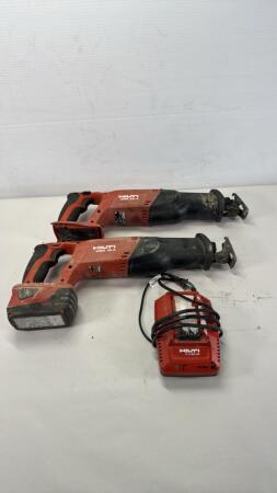 (2) Hilti Cordless Sawzall