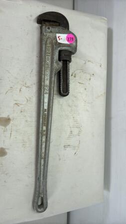 Ridgid 24in Aluminum Pipe Wrench