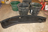 4 Small Buckets and Molded Plastic Cup Holder - 6