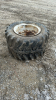 Firestone 42x25.00-20 8 Ply Tire on Rim - 3