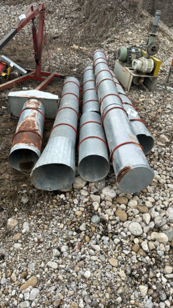 Approx. 50ft of 12in Aeration Piping