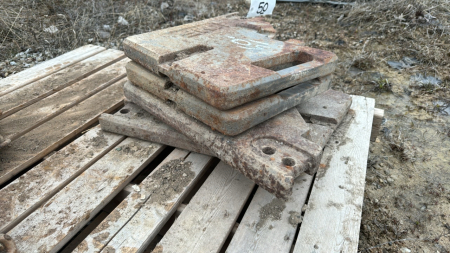 4-Massey Ferguson Suitcase Weights