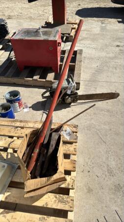 BOX OF SICKLE MOWER PARTS