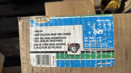 LAWN TRACTOR REAR TIRE CHAINS