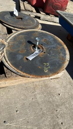 LOT OF 6 - JOHN DEERE 20IN COULTERS