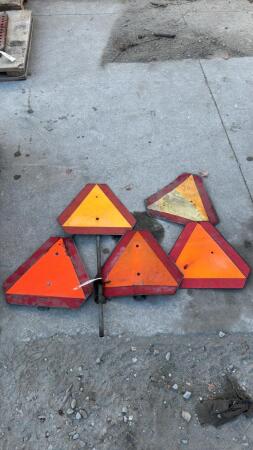LOT OF 5 SMV SIGNS