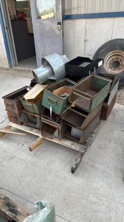 LOT OF TIN PARTS BINS