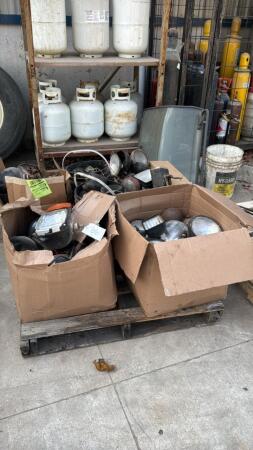 SKID OF ASSORTED TRACTOR LIGHTS
