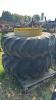 PAIR OF 18.4-30 SNAP-ON DUALS ON RIMS - 2
