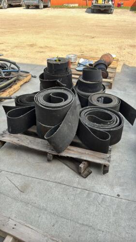 SKID LOT OF BELTING