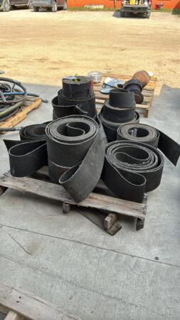 SKID LOT OF BELTING
