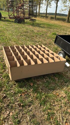 STEEL 57IN T X 55IN W CUBBY BIN