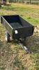 STEEL 44IN X 30IN DUMP TRAILER WITH FOLD-DOWN SIDES