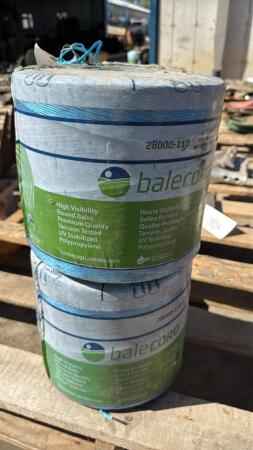 2 BALES OF 28000-110 POLY BALER TWINE