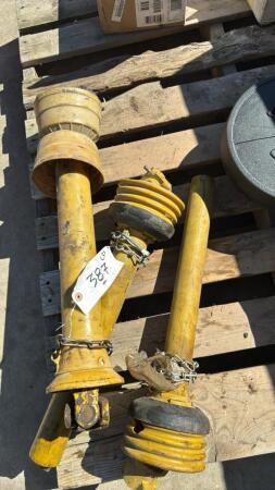 PTO SHAFT AND 2 HALF SHAFTS