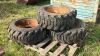 LOT OF 3-GALAXY 10-16.5 SKIDSTEER TIRES - 2