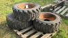 LOT OF 3-GALAXY 10-16.5 SKIDSTEER TIRES - 4