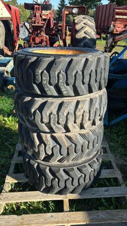 NEW HOLLAND SKID STEER TIRES AND RIMS