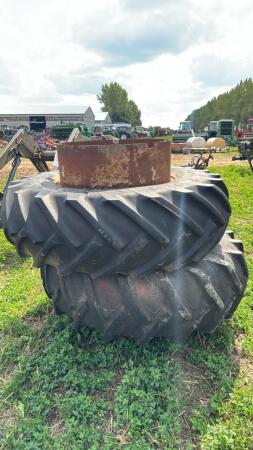 PAIR OF GOODYEAR 18.4-30 DUALS