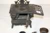 Miniature Cast Iron Cook Stove With Accessories - 3