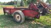 SCHULTZ #18 SINGLE AXLE MANURE SPREADER - 8