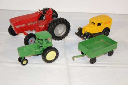 Farm Tractors, Wagon, Repro Coke Truck