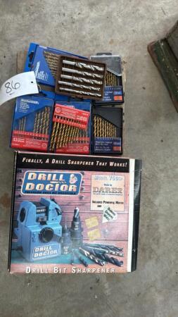 Drill Doctor Bit Sharpener and Drill Bits