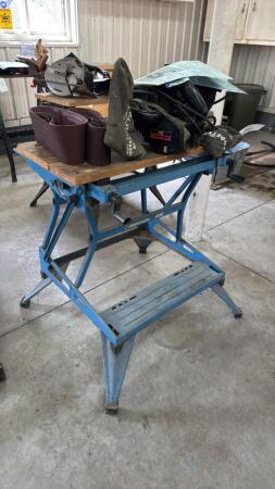 Workmate with Electric Sanders