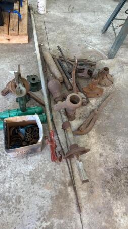 Hand Pump and Pump Parts Lot