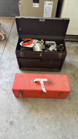 Pair of Toolboxes and Contents