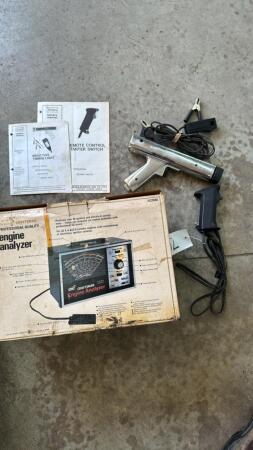 Engine Analyzer, Timing Light and Remote Starter Switch