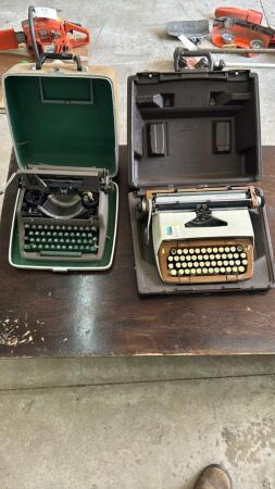 Pair of Manual Type Writers