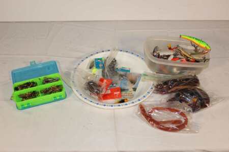 Assorted Lures and Fishing Tackle
