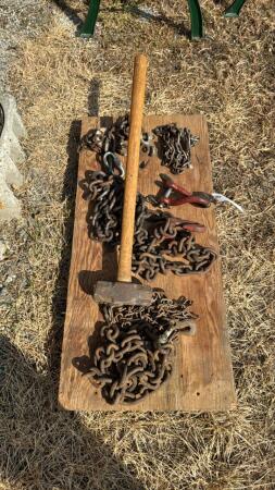 Sledge and Various Shorter Lengths of Chain
