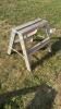 Two step aluminum step ladder