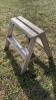 Two step aluminum step ladder - 2