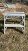 Two step aluminum step ladder - 3