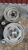 Lot of 4 Steel 15in Rims and Center Caps - 3