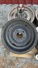 Lot of 4 Steel 15in Rims and Center Caps - 5