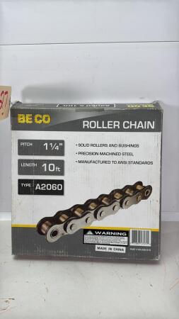 BECO 10FT OF 1 1/4IN ROLLER CHAIN