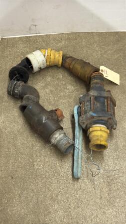 Assortment of Large Hose Fittings