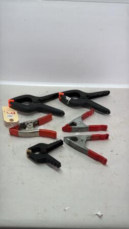 Six Squeeze Clamps
