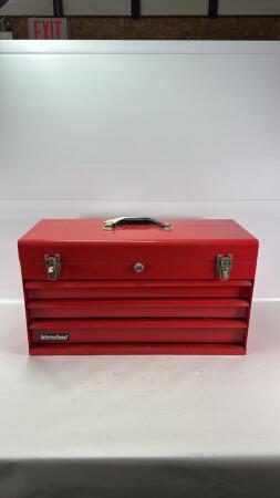 3 Drawer Metal Tool Box with Handle