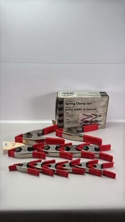 12 Piece Spring Clamp Set