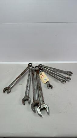 8 Piece Gray SAE Wrench Set